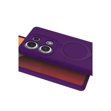 Bez Redmi Note 13 Pro 4G Regal Magsafe Standlı Kapak - Derin Mor Najmaddin