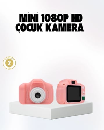 Çocuklar İçin Mini Fotoğraf Makinesi 8MP 1080P Video ve Darbeye Dayanıklı Najmaddin