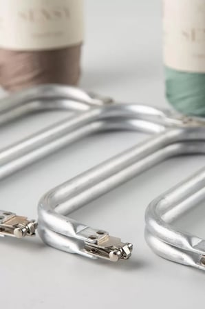 Tedar Gizli Metal Çanta Bursu – 3 Adet - 14 cm - Metal Çanta Aparatı Çanta Aksesuarı Najmaddin