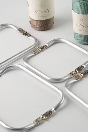 Tedar Gizli Metal Çanta Bursu – 3 Adet - 14 cm - Metal Çanta Aparatı Çanta Aksesuarı Najmaddin