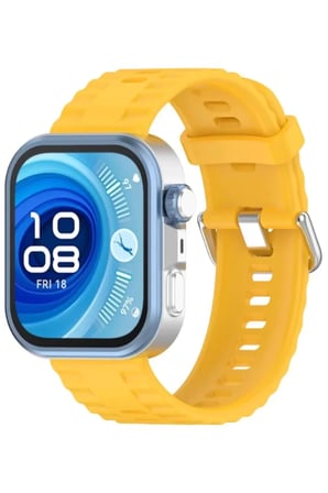 Mark Newface Huawei Watch Fit 3 Klasik Kordon - Sarı Najmaddin
