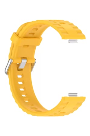 Mark Newface Huawei Watch Fit 3 Klasik Kordon - Sarı Najmaddin