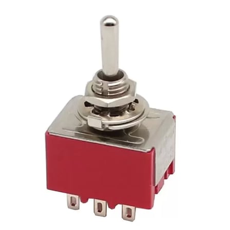 Sh Ic-148a 9 Pin Ø6mm On-off Toggle Switch Mts-302 Najmaddin