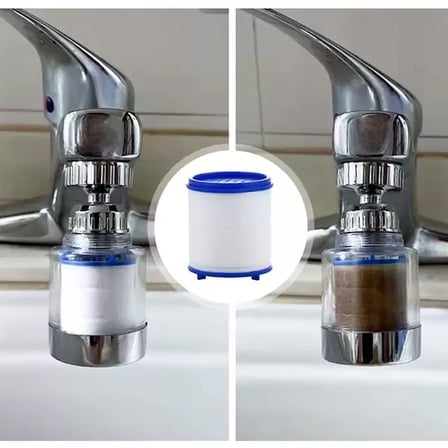 Sh Sunup Sn-27145 Oynar Başlıklı Kireç Önleyici 5 Filtreli Su Tasarruflu Musluk Başlığı Najmaddin