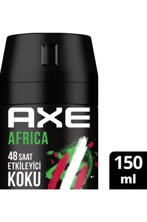 Tedar 2 Adet Axe Africa Erkek Deodorant Sprey 150 ml Najmaddin