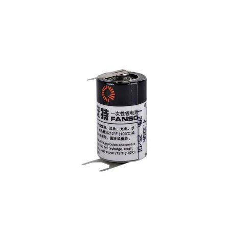 Tedar Fanso Er14250h 3.6v 1/2 Aa Size Lithium Pil (li-socl2) 3 Pın Najmaddin