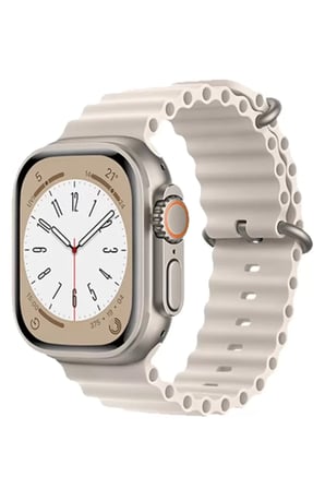 Sh Newface Apple Watch 38mm Ocean Kordon - Krem Najmaddin