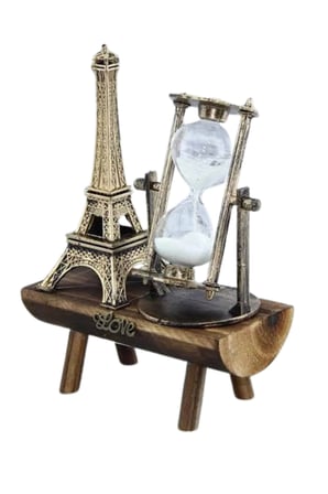 Mey Mey İthalat Paris Eyfel Kulesi Hediyelik Eyfel Retro Kum Saati Dekoratif Eşya Yeni Nesil Najmaddin