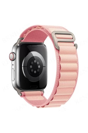 Sh Newface Apple Watch 42mm Mountain Kordon - Pembe Najmaddin