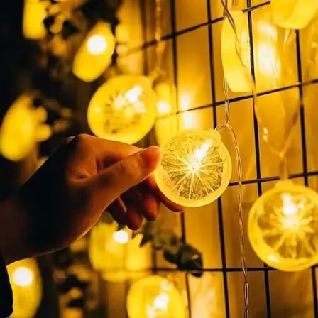 2m 10 Led Pilli Limon Işık Najmaddin
