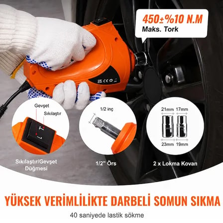 Hepsi EZERE PowerLift Pro 5 Ton Çok Fonksiyonlu Elektrikli Hidrolik Kriko Lift Kaldırma / Kompresör / Bijon Sökme / LED Işık-(5775) Najmaddin