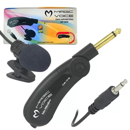 Sh Magicvoice Mv-502 Gold Kablolu Yaka Mikrofonu Najmaddin