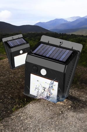 Karg Solar Lamba Giriş, Bahçe Yol Avlu Hareket Sensörlü Led Najmaddin