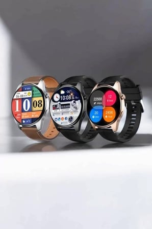 Hepsi Akıllı Saat Bluetooth Bağlantılı Amoled Ekran Uyku ve Sağlık Takibi Najmaddin