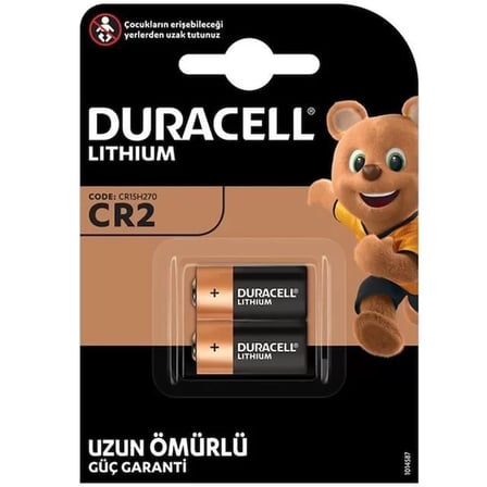 Sh Duracell Cr2 3 Volt Lityum 2'li Pil Najmaddin