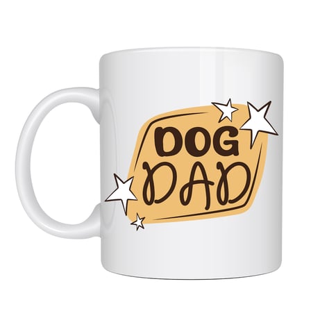 Bez Dog Dad Kupa MODEL 184 – Köpek Babası Temalı Porselen Kahve Kupası – Köpek Severlere Özel Hediyelik Kupa Najmaddin