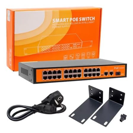 Sh Powermaster Poe24fe+2ge+1sfp 300w 10/100 Mbps Ethernet Switch Najmaddin
