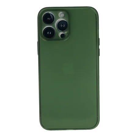 Bez iPhone 13 Pro Kılıf PP Ultra İnce Kapak - Yeşil Najmaddin