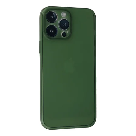 Bez iPhone 13 Pro Kılıf PP Ultra İnce Kapak - Yeşil Najmaddin
