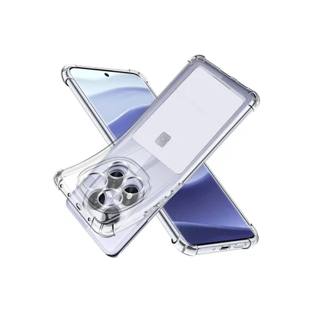 MEPA Najmaddin Xiaomi Redmi Note 14 Pro 4g Kılıf Kart Şeffaf Silikon - Şeffaf Najmaddin