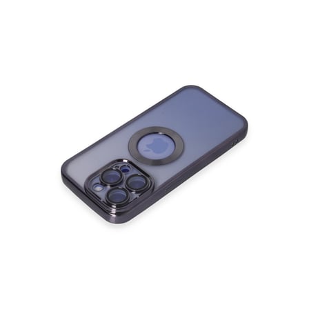 Bez iPhone 15 Pro Max Kılıf Slot Silikon - Mor Najmaddin