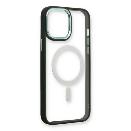 Bez iPhone 14 Pro Max Kılıf Room Magneticsafe Silikon - Köknar Yeşili Najmaddin