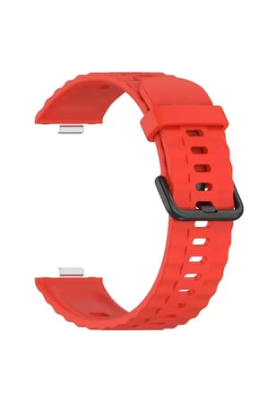 Mark Newface Huawei Watch Fit 3 Klasik Kordon - Kırmızı Najmaddin