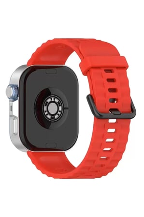 Mark Newface Huawei Watch Fit 3 Klasik Kordon - Kırmızı Najmaddin