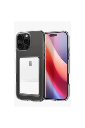 Sh Newface Apple İphone 16 Pro Kılıf Kart Şeffaf Silikon - Şeffaf Najmaddin