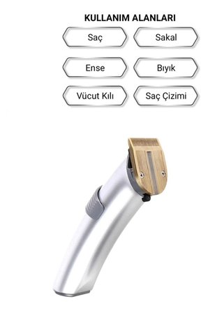 Tedar 609 Profesyonel Şarjlı Saç Sakal Kesme Tıraş Makinesi Erkek Tıraş Makine Seti Najmaddin