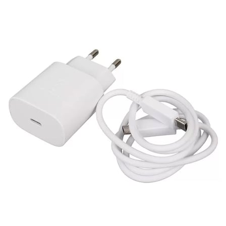 Sh Weko Wk-27878 Note10 Beyaz 25 Watt Şarj Başlık Adaptörü + Type-c To Type-c Kablo Najmaddin