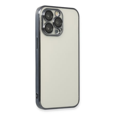 Bez iPhone 13 Pro Kılıf Razer Lensli Silikon - Siyah Najmaddin