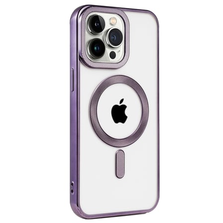Bez iPhone 14 Pro Kılıf Kronos Magsafe Kapak - Derin Mor Najmaddin
