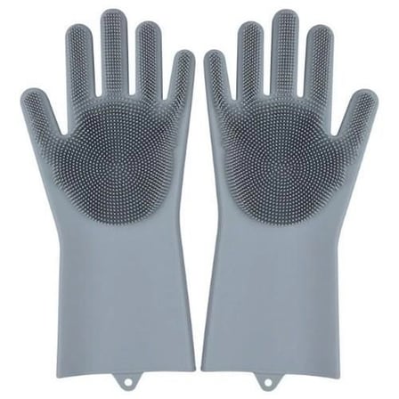 Sihirli Isıya Dayanıklı Silikon Çok Amaçlı Bulaşık Eldiven Fırçası Magic Gloves Najmaddin