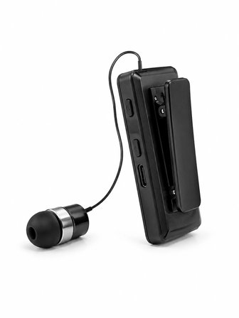 Karg Dijital Ekranlı Bluetooth Kulaklık Tek Kulaklıklı Klipsli Kompakt Tasarım Najmaddin
