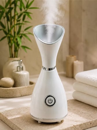 Hepsi Nano İyonik Buhar Cihazı Tek Tuşla Kullanım Yüz Bakım Makinesi Najmaddin