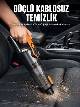Hepsi Kompakt Kablosuz Süpürge Güçlü Çekiş ve Düşük Ses Seviyesi Najmaddin