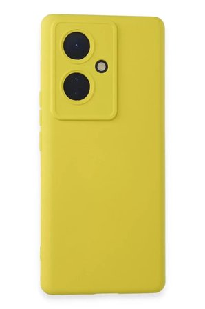 Sh Newface Vivo V29 Lite Kılıf Nano İçi Kadife Silikon - Sarı Najmaddin