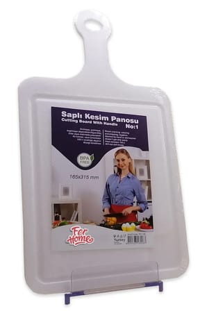 Tedar Kesme Tahtası Kaydırmaz Plastik Kesme Sunum Tahtası Pratik Kesim Panosu 165x315 Mm Royaleks-FR-105 Najmaddin