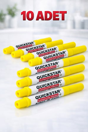 Bez Quickstar Japon Yapıştırıcı 3g Süper Glue Siyanoakrilat Hızlı Yapıştırıcı 10 Adet Najmaddin