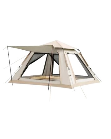 Otomatik Kamp Çadırı 240x240x160 cm 6 Kişilik Geniş Hacimli Güneşlikli Najmaddin
