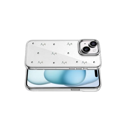 Bez iPhone 14 Fiyonk Desenli Kapak - Desen 4 Najmaddin