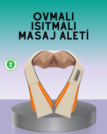 Hepsi Profesyonel Ovmalı Masaj Aleti Isıtmalı Vücut Masajı İçin Pratik Kullanım Najmaddin