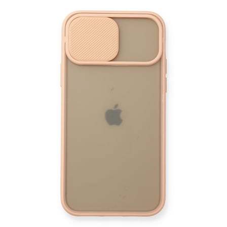 Bez iPhone 11 Pro Kılıf Palm Buzlu Kamera Sürgülü Silikon - Pembe Najmaddin