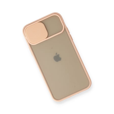 Bez iPhone 11 Pro Kılıf Palm Buzlu Kamera Sürgülü Silikon - Pembe Najmaddin