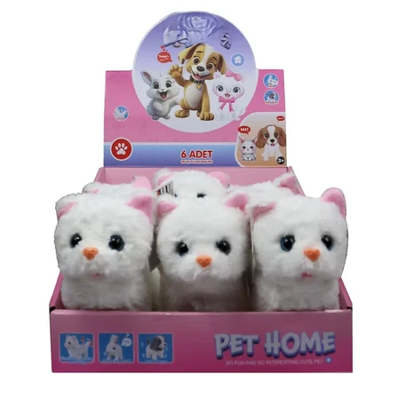 Ticaret VRD10644 PELUŞ EVCİL KEDİ SESLİ VE HAREKETLİ Najmaddin