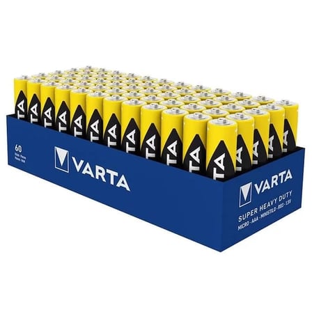 Sh Varta Super Heavy Duty Çinko Aaa Ince Kalem Kumanda Pili (60'lı Paket) Najmaddin