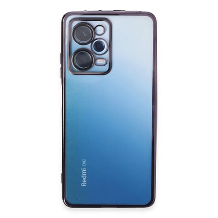 Bez Redmi Note 12 Pro 5G Kılıf Razer Lensli Silikon - Mor Najmaddin