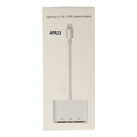 Bez APR23 Iphone Otg 3in1 - Beyaz Najmaddin