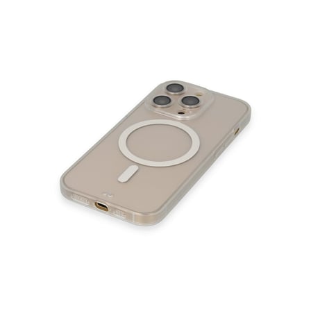 Bez iPhone 14 Pro Kılıf Grand Magneticsafe Kapak - Şeffaf Najmaddin